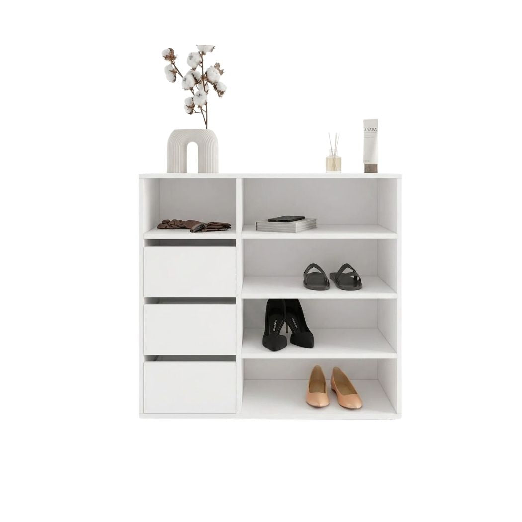 Modern MDF Wood Shoe Rack for Shoe Organization – WAF-194