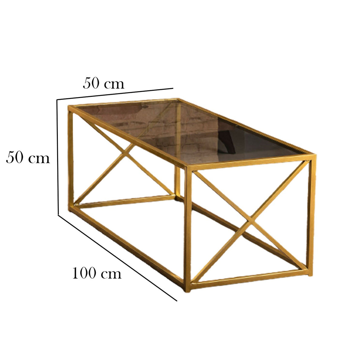 Exoma coffee table 100 * 50 glass