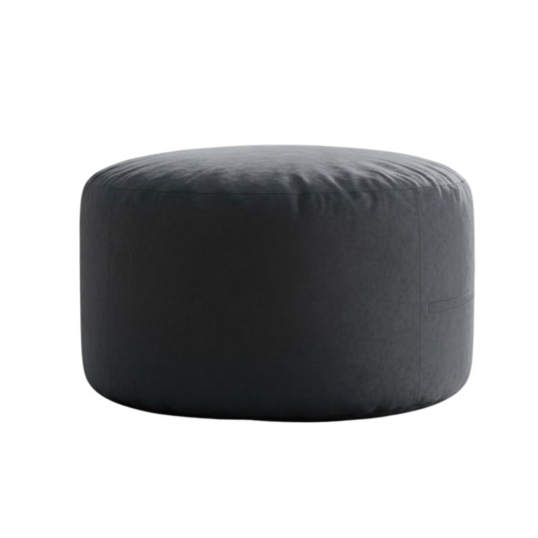 Small Gray Waterproof Pouf Practical and Modern ELH-002