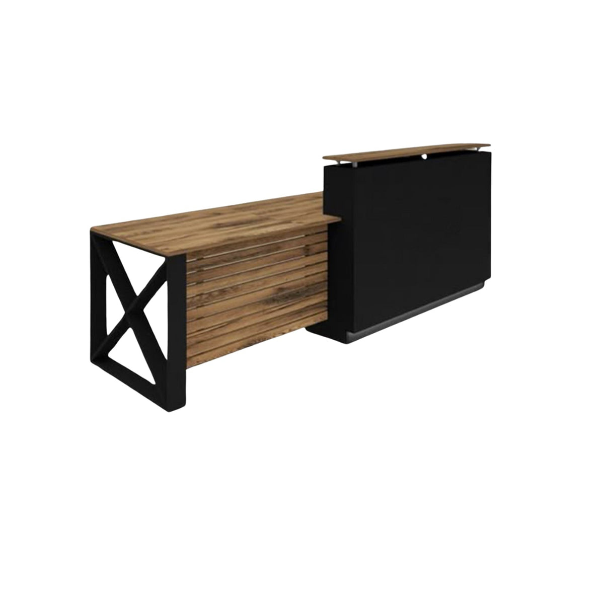 مكتب استقبال - Reception Counter - خشب MDF اسباني - CEM-073