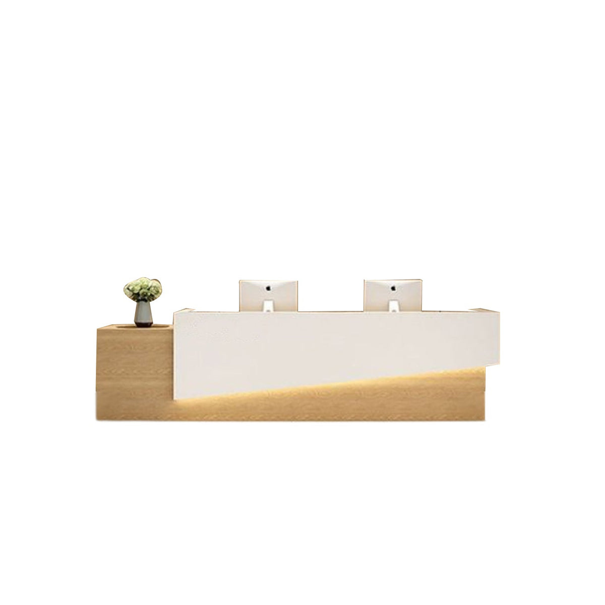 Reception desk - Reception Counter - Spanish MDF wood - CEM-065