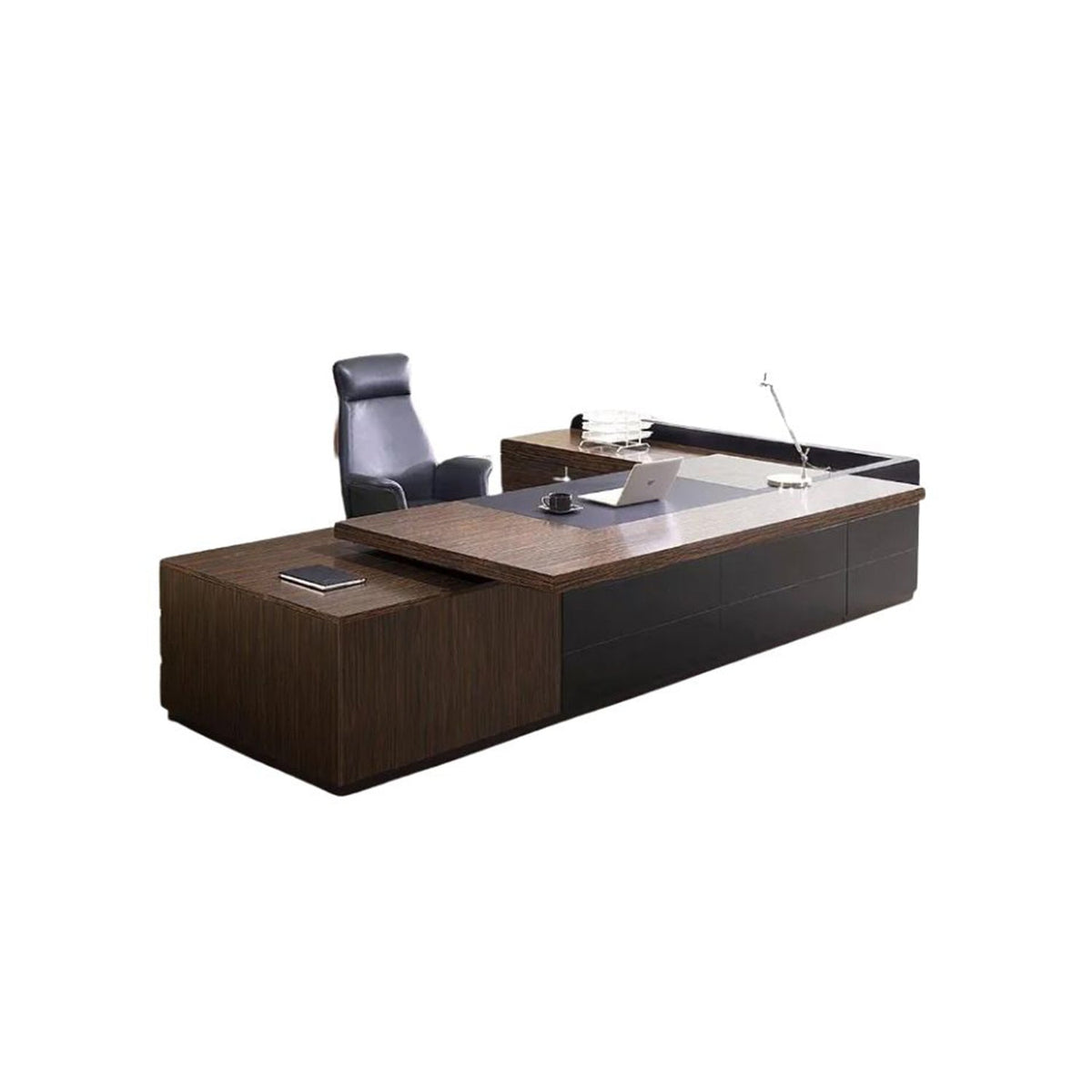 High-Quality Spanish MDF Wood Manager’s Desk – Modern and Durable Design | CEM-158