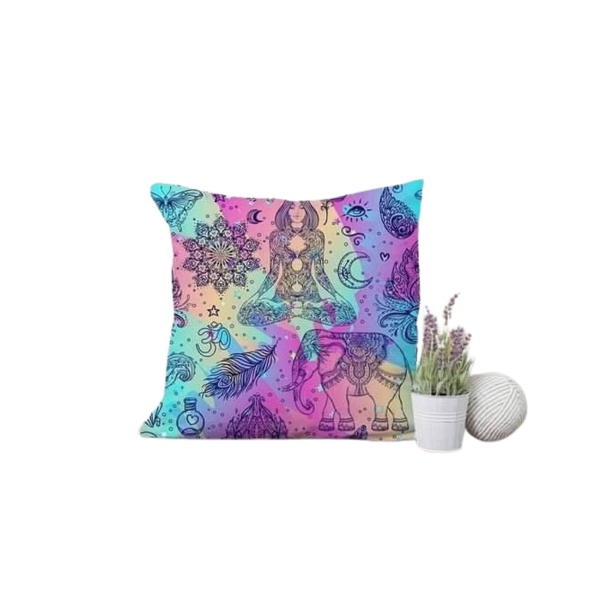 Plush children's pillow in linen - PRV-007