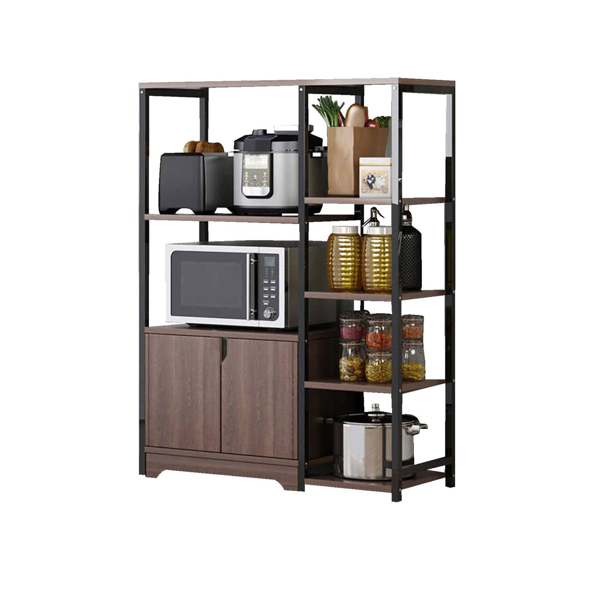Electrostatic paint metal kitchen storage unit -MTC-148