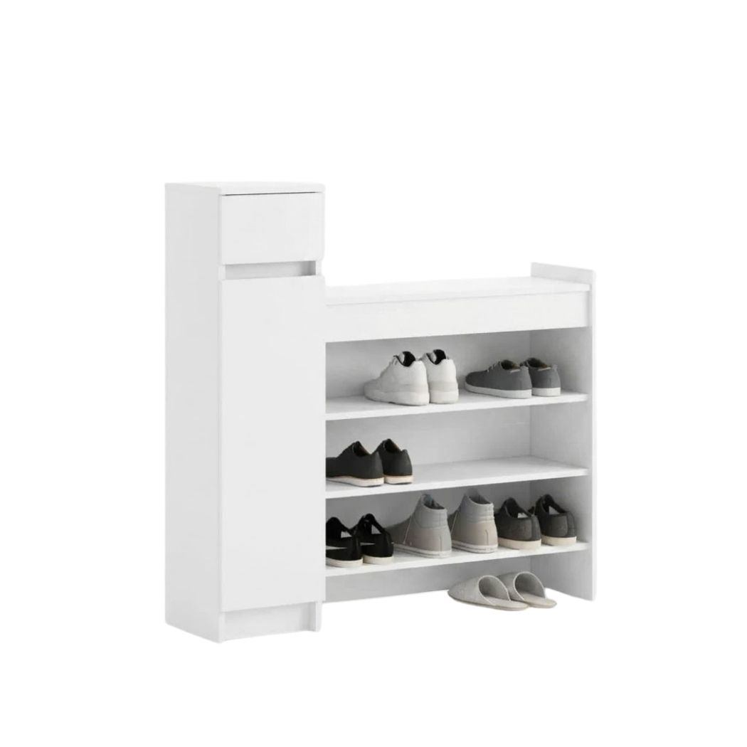 Modern MDF Wood Shoe Rack for Shoe Organization – WAF-197
