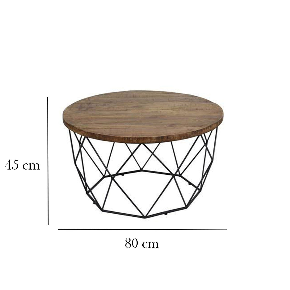 Paris coffee table 80 * 45 MDF wood