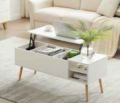 Treated Spanish MDF wood coffee table - OFS-015
