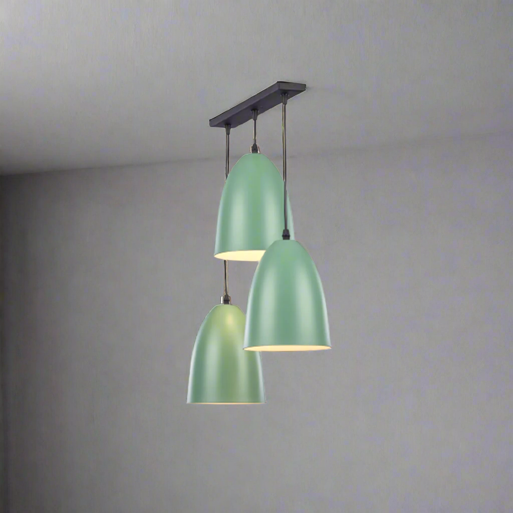 Aluminum chandelier with a modern design that adds a touch of luxury to your home.