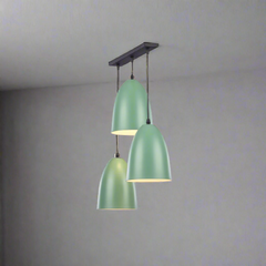 Aluminum chandelier with a modern design that adds a touch of luxury to your home.