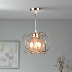 Aluminum and glass chandelier with a luxurious design and a modern touch