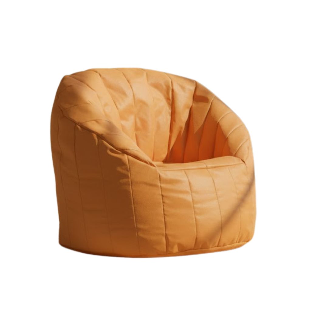 Pyramid Bean Bag Chair, Very Distinctive Waterproof Design in Orange Color ELH-121