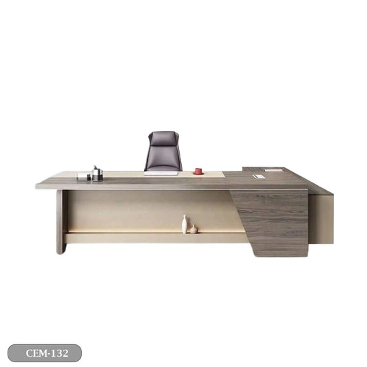 مكتب مدير خشب MDF اسباني عالي الجودة - CEM-132