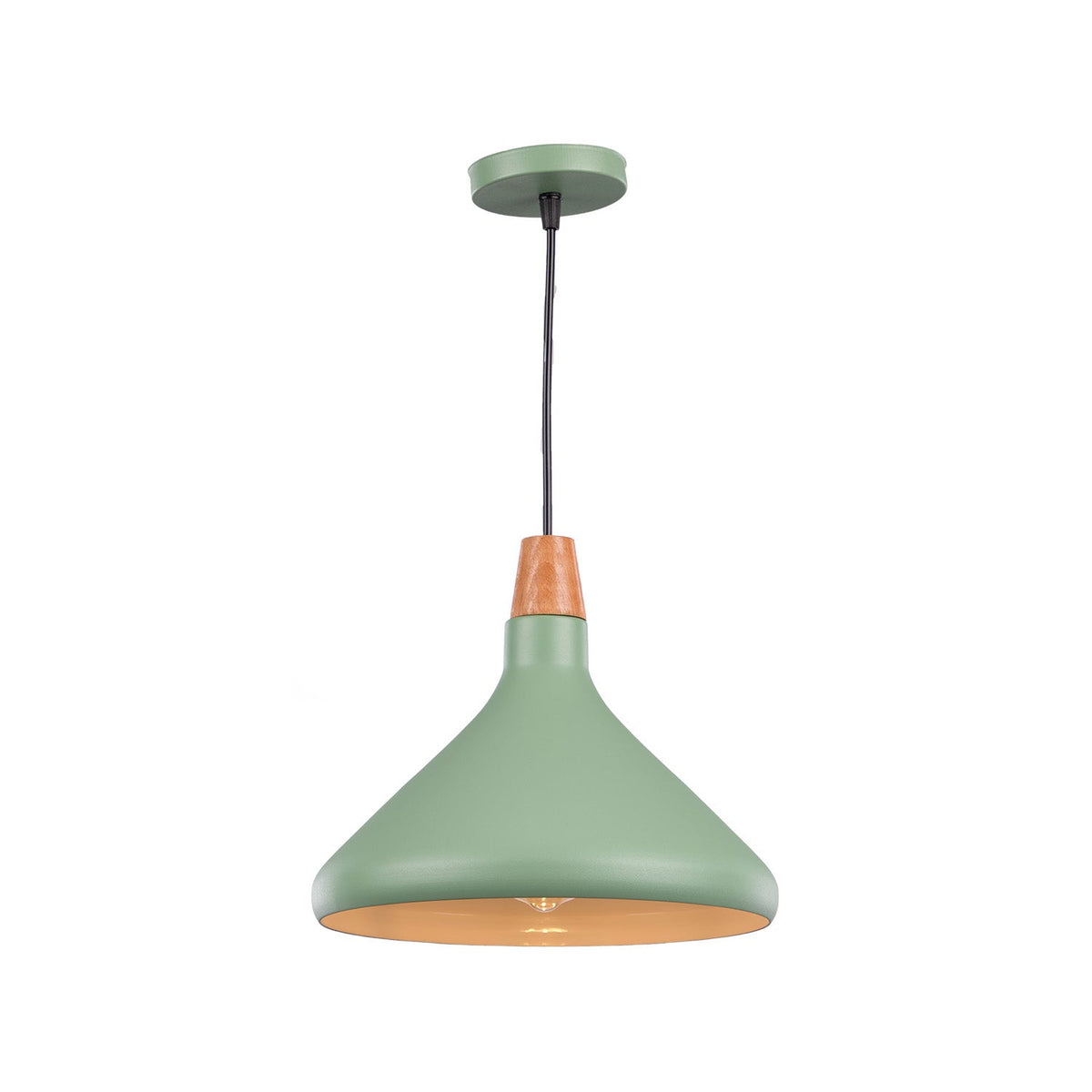 Aluminum chandelier with a sleek, modern design