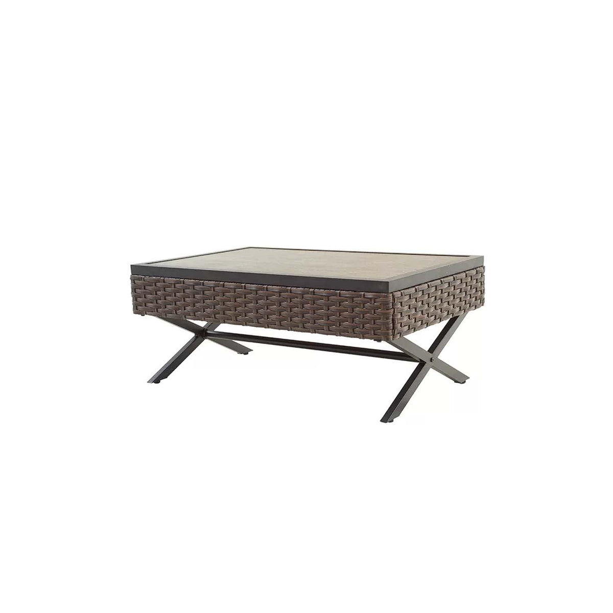 Set of 2 chairs and a table made of rattan - OS-261