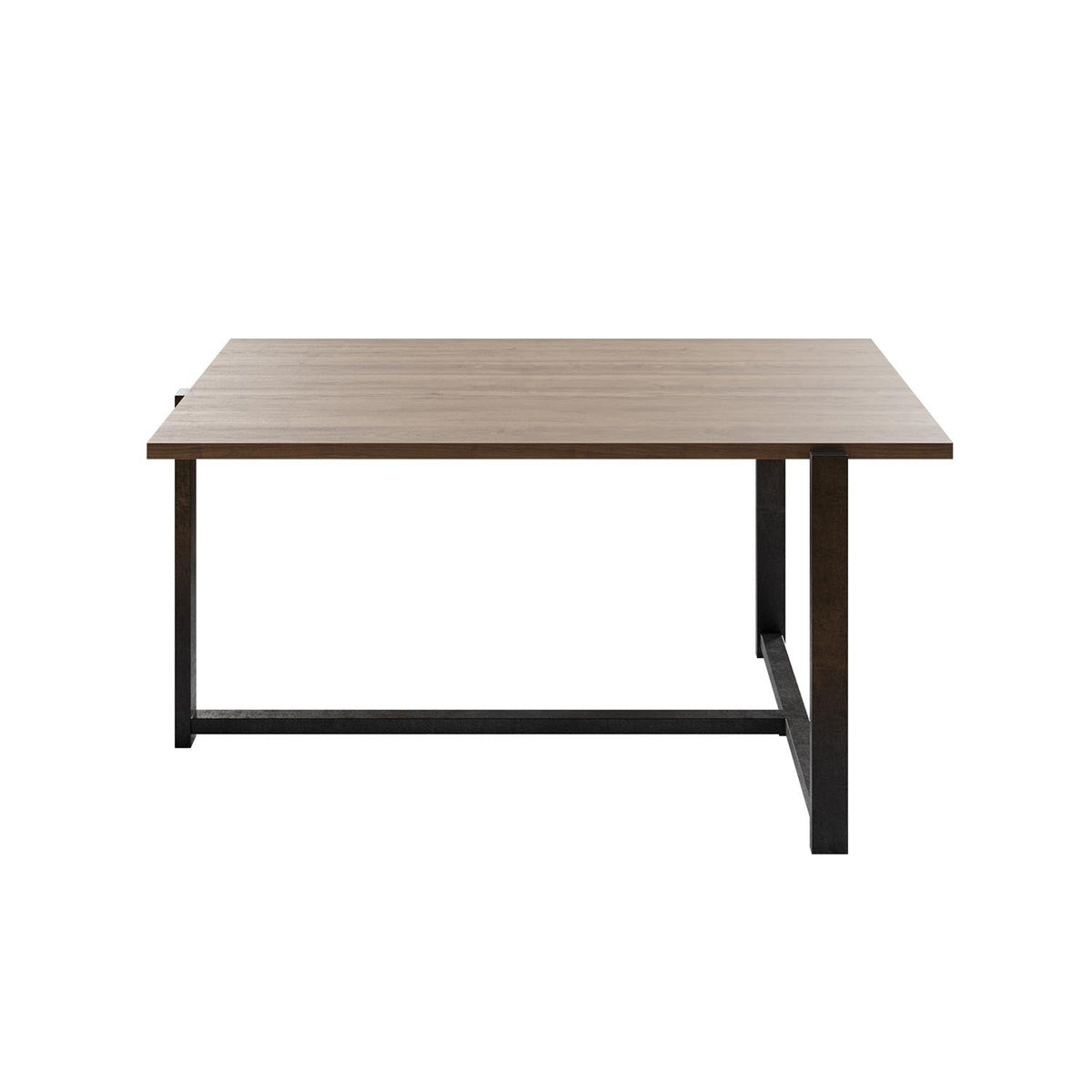 Iron and Melamine Wood Coffee Table - MTC-075