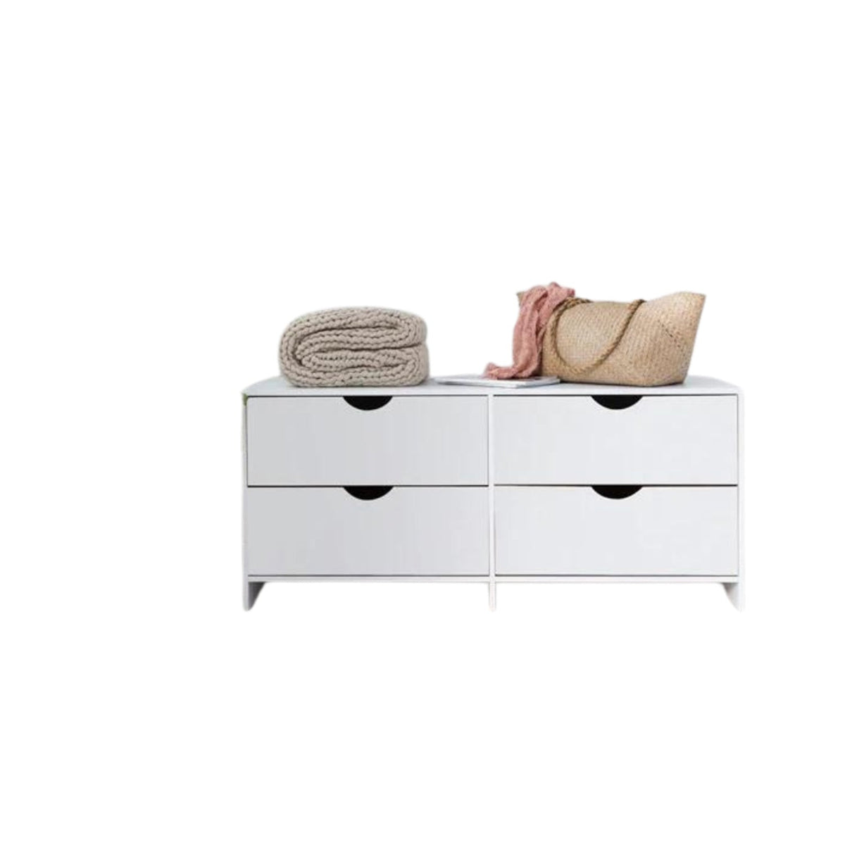 MDF wood drawer unit treated with melamine - KYN-147