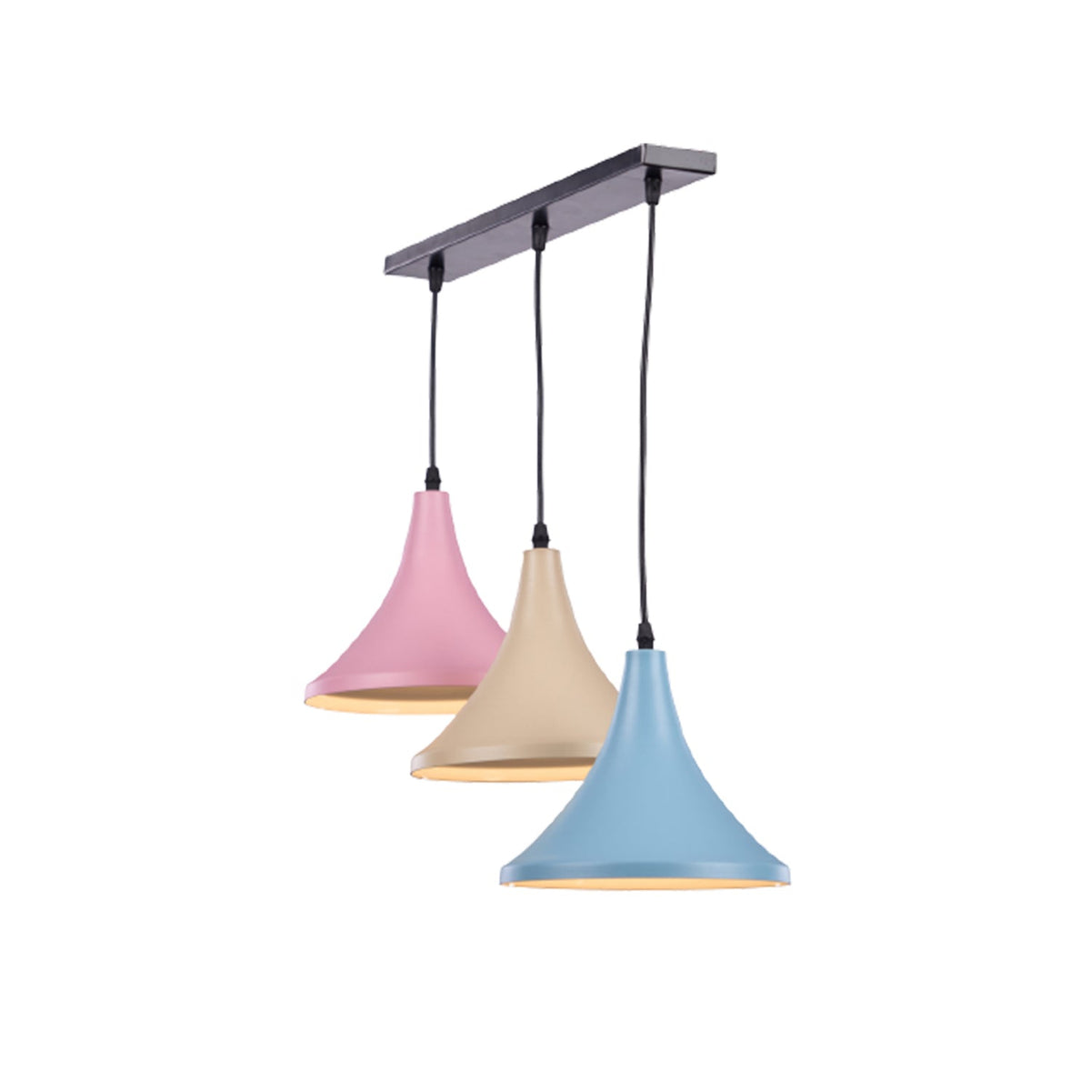 Aluminum chandelier with a modern design that adds a touch of luxury to your home.