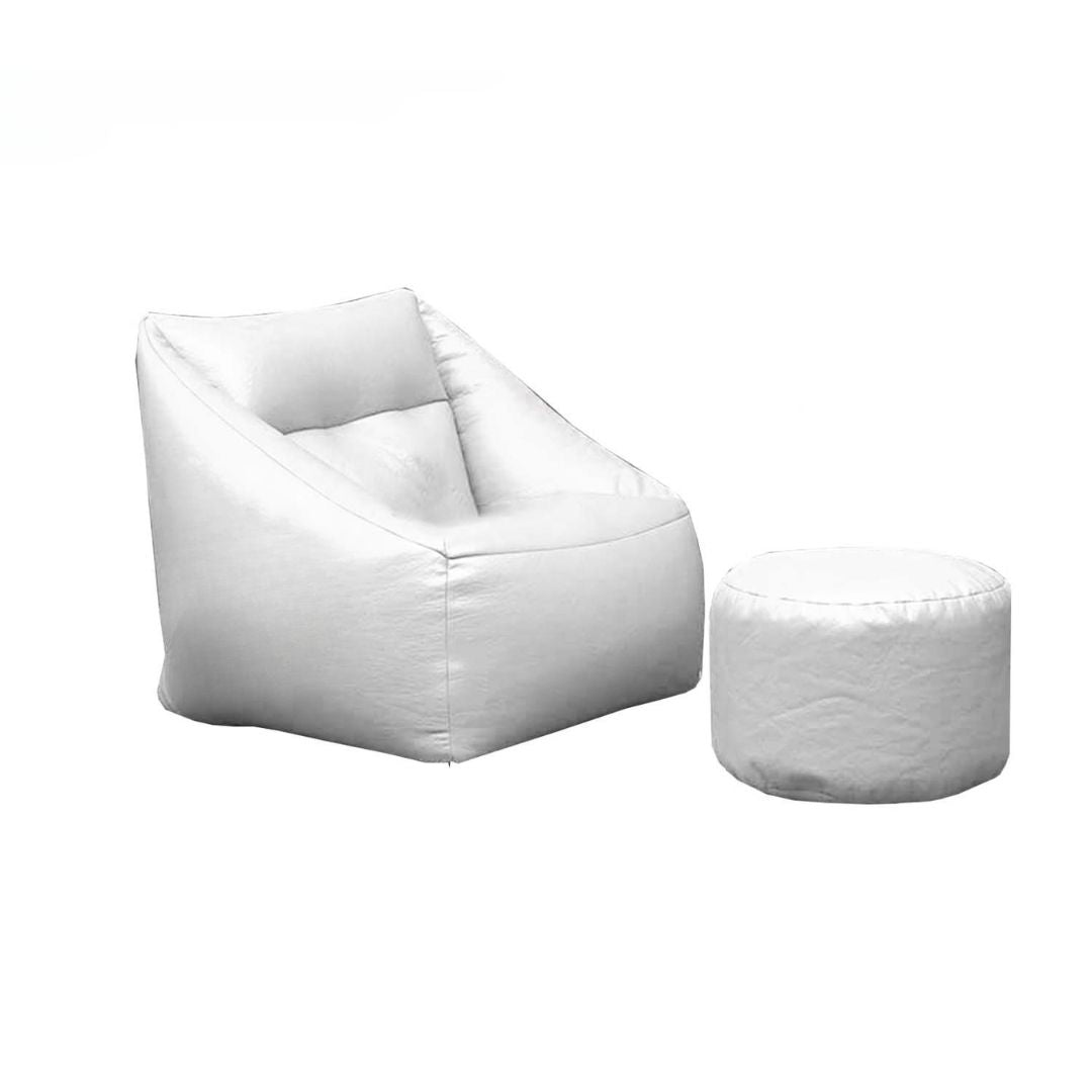 High-quality leather between bag and puff - CMF-016