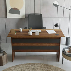 مكتب خشب MDF عملي بتصميم عصري للعمل والدراسة – WAF-249