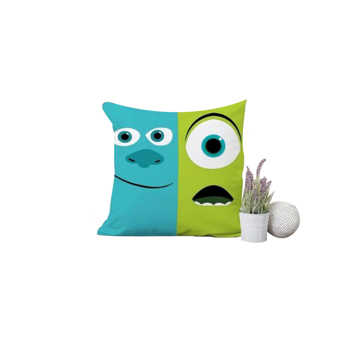Plush children's pillow in linen - PRV-018