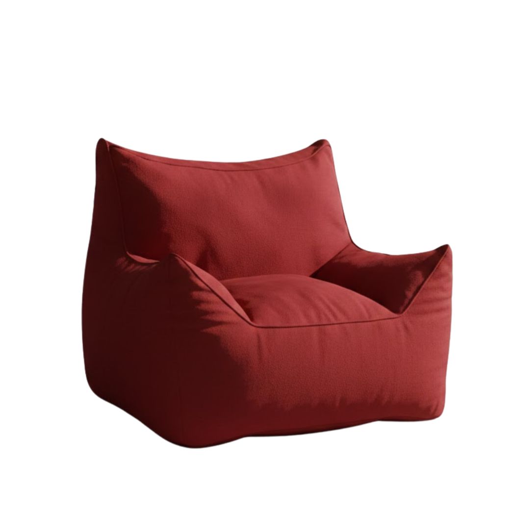 Bean Bag Chair iShare in Red Color Comfortable and Versatile ELH-028