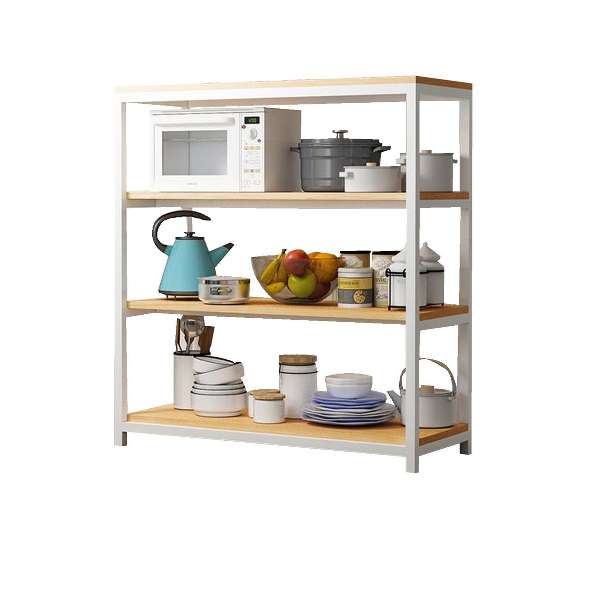 Electrostatic paint metal kitchen storage unit -MTC-162