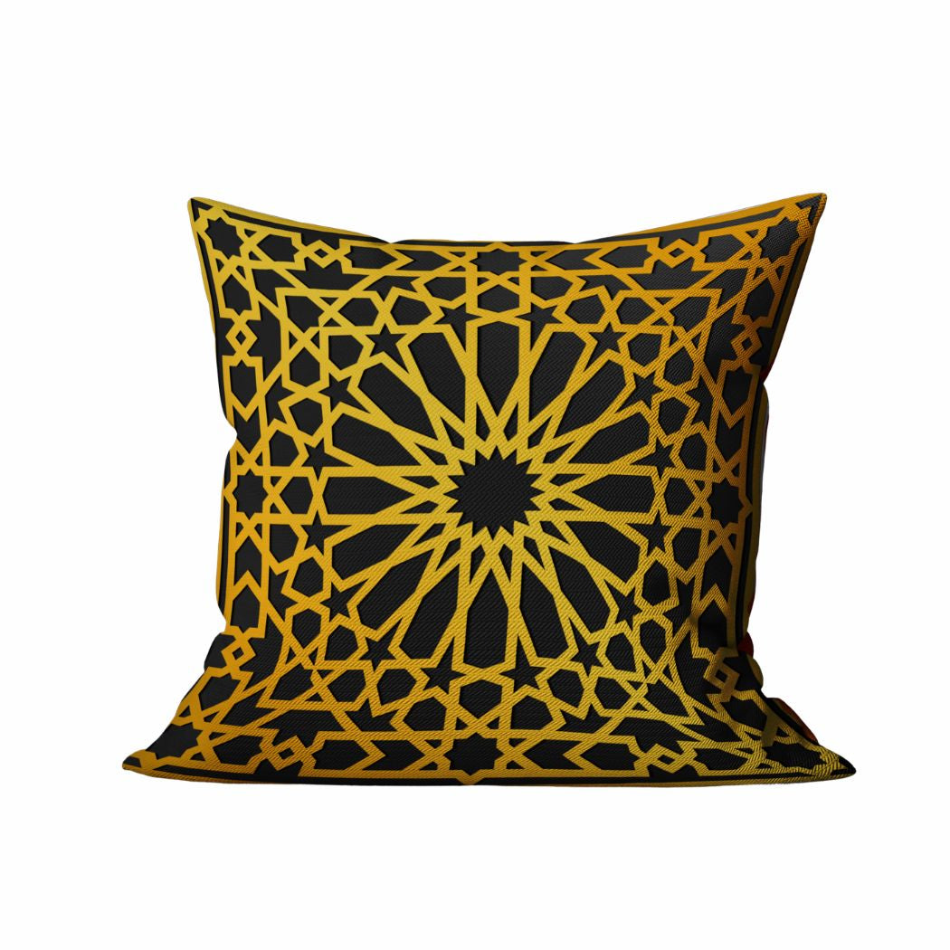 Ramadan Cushion 40×40 cm with Fiber Filling and Zipper – Elegant Ramadan Design | OS-RAM-046