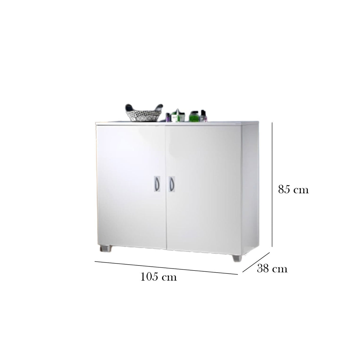 Spanish MDF Wood Storage Unit - ITM-024 - 85cmX100cm