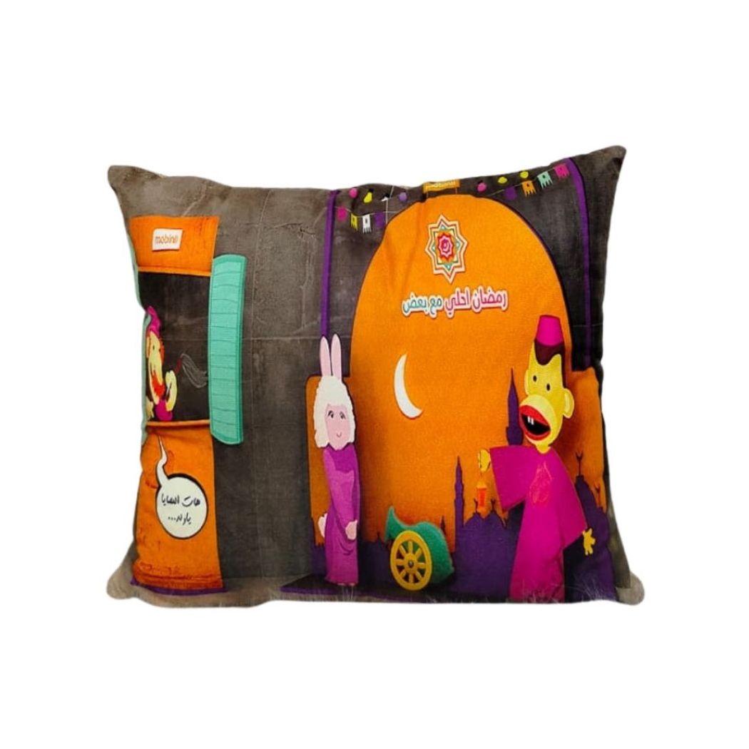 Soft and elegant velvet fabric cushion OS-RAM-006
