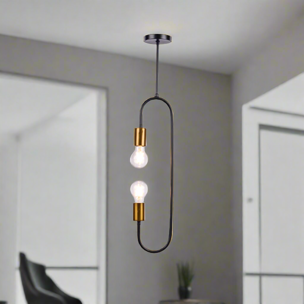 Aluminum chandelier with a modern touch that adds luxury to any space.