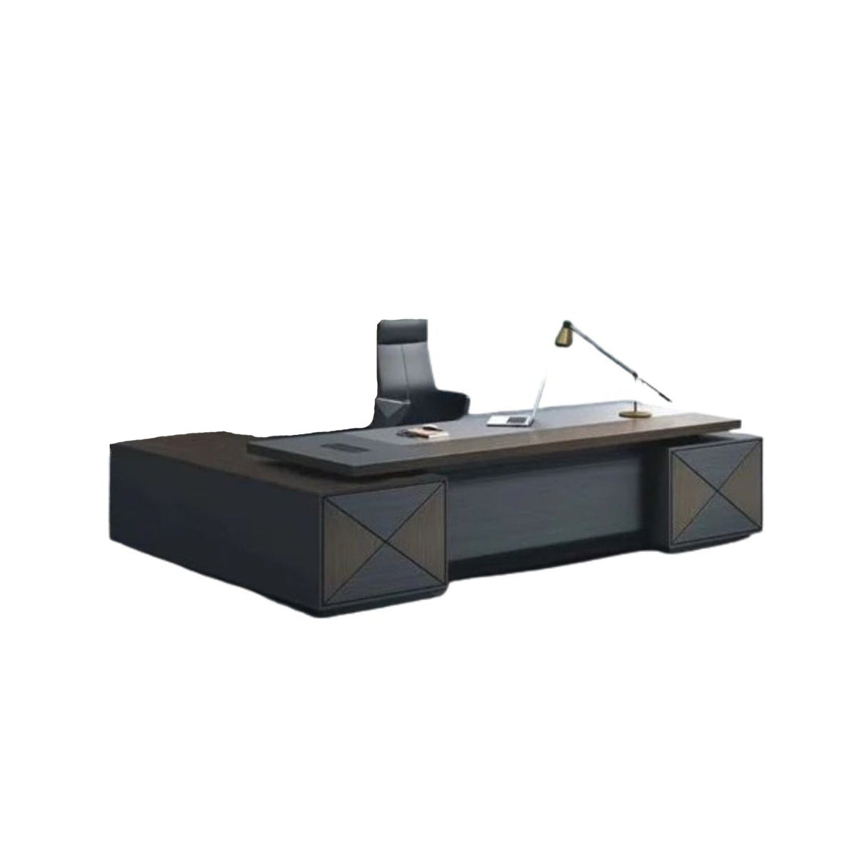 High-quality Spanish MDF wood manager’s desk – a durable, modern design suitable for professional offices – CEM-150