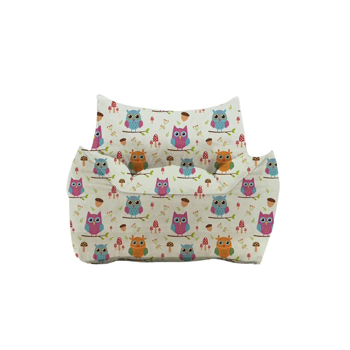 Children's plush bean bag with linen - PRV-192