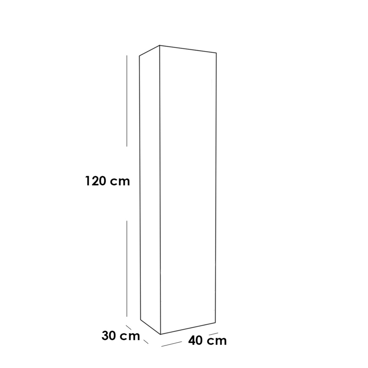 High Quality MDF Wood Bathroom Storage Unit - OSM-471