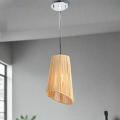 Elegant Makrama chandelier with an artistic design that adds a touch of warmth to your home.