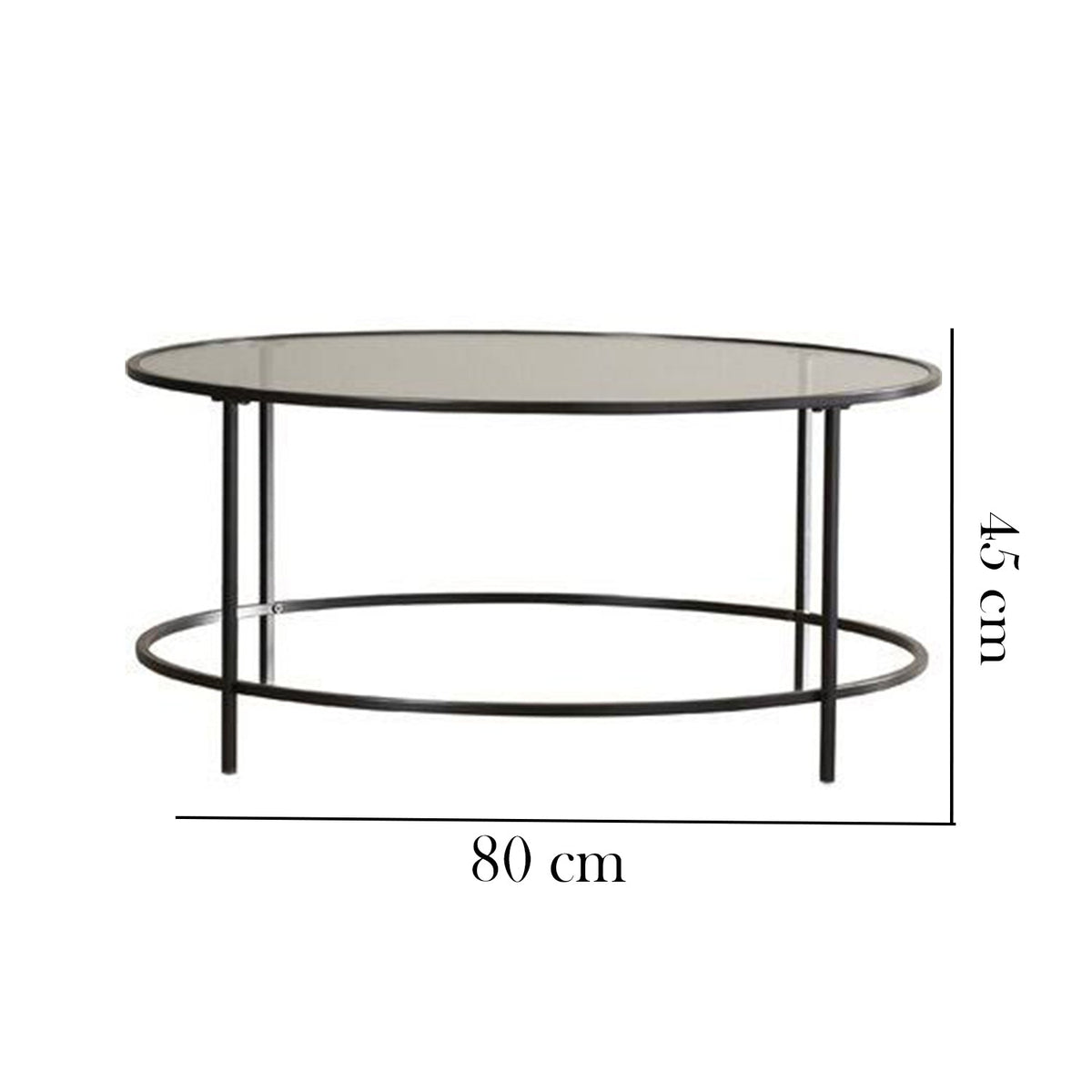 Bucky Metal Steel Coffee Table, Thermal Electrostatic Paint
