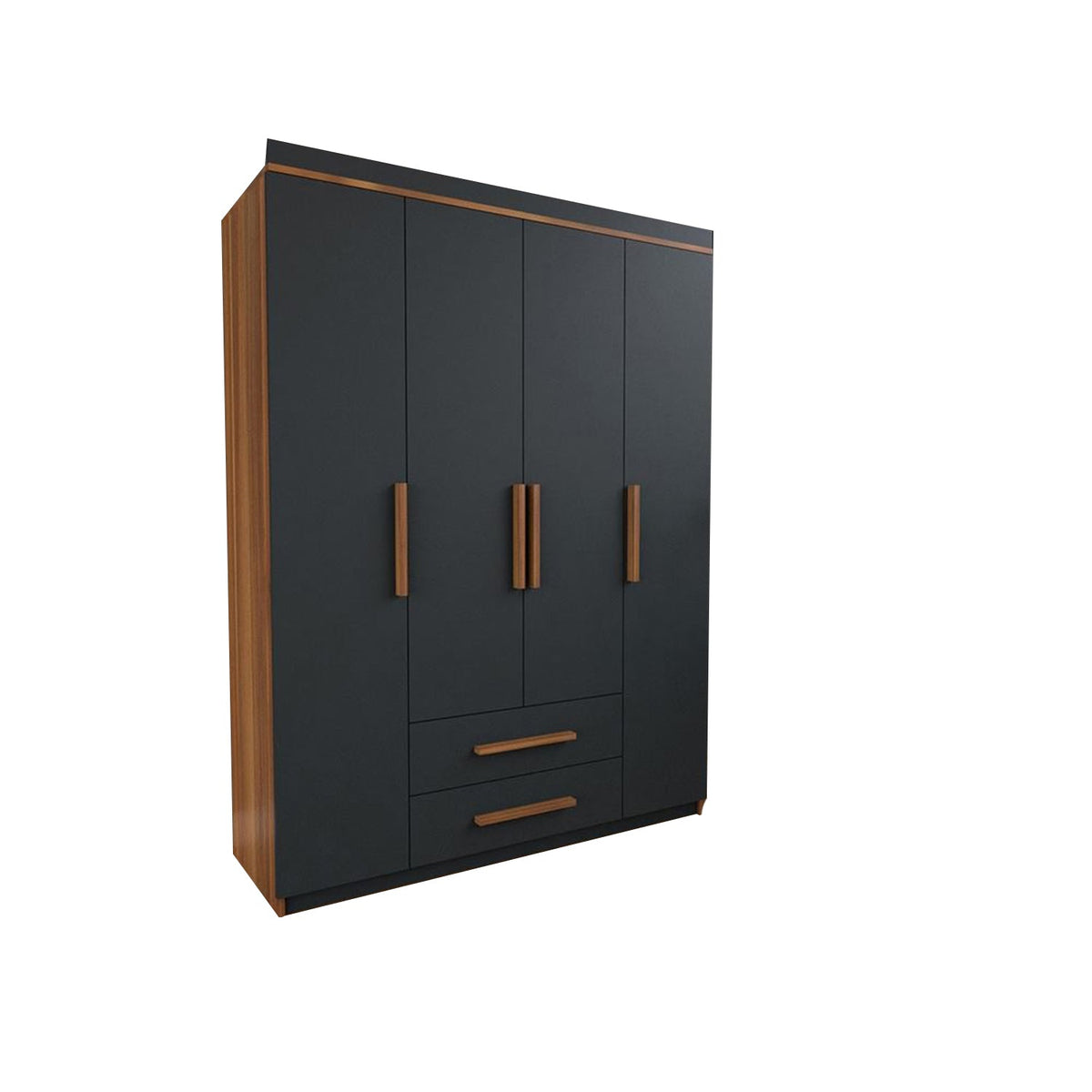 دولاب خشب MDF بطبقة ميلامين 160×50×200 سم