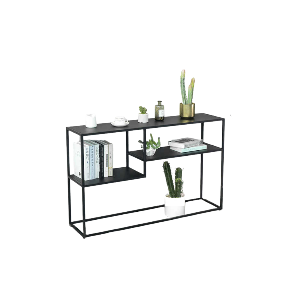 Steel coated console – high-quality MDF wood surface – elegant modern design – model ZSL-048