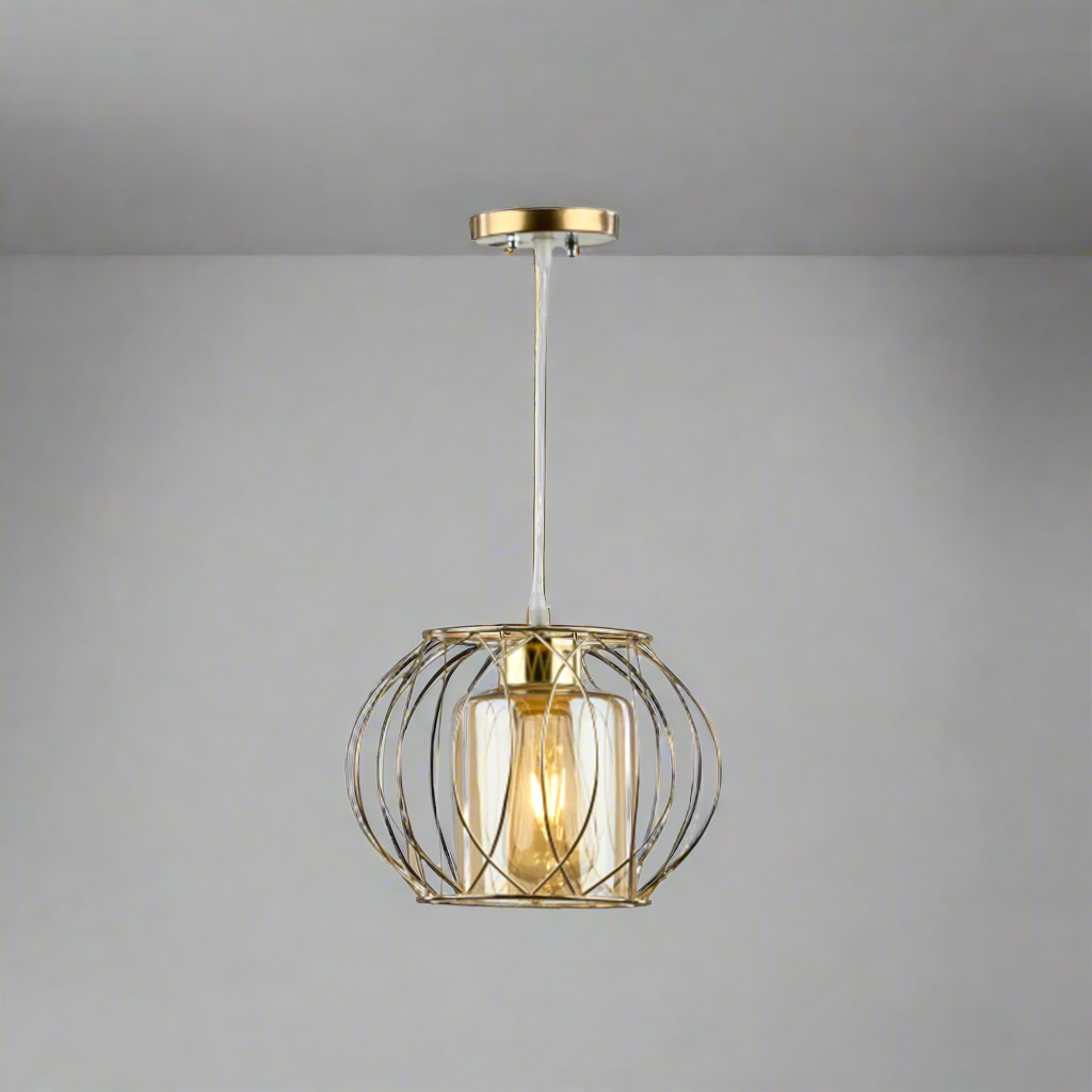 Modern aluminum chandelier adds a luxurious touch to your home.