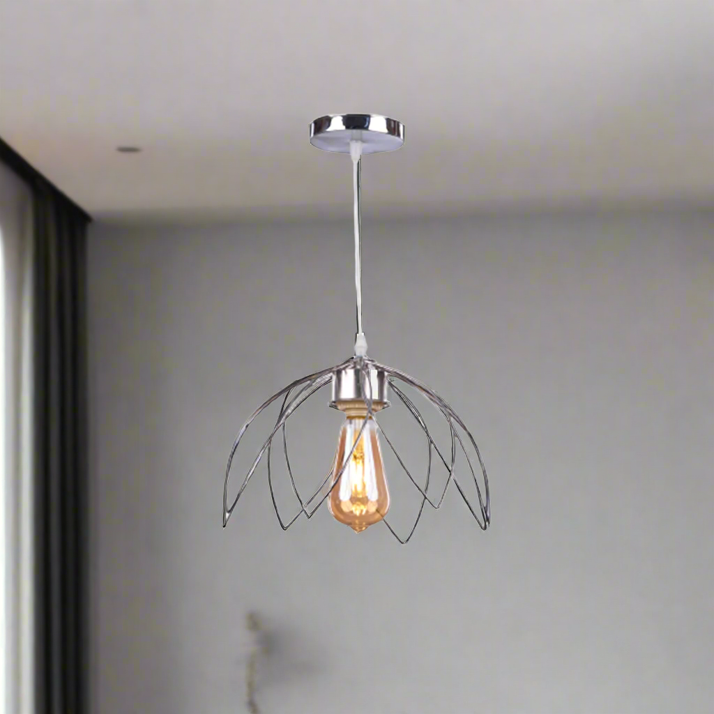 Aluminum chandelier with a modern design that adds a touch of luxury and elegance to your home.