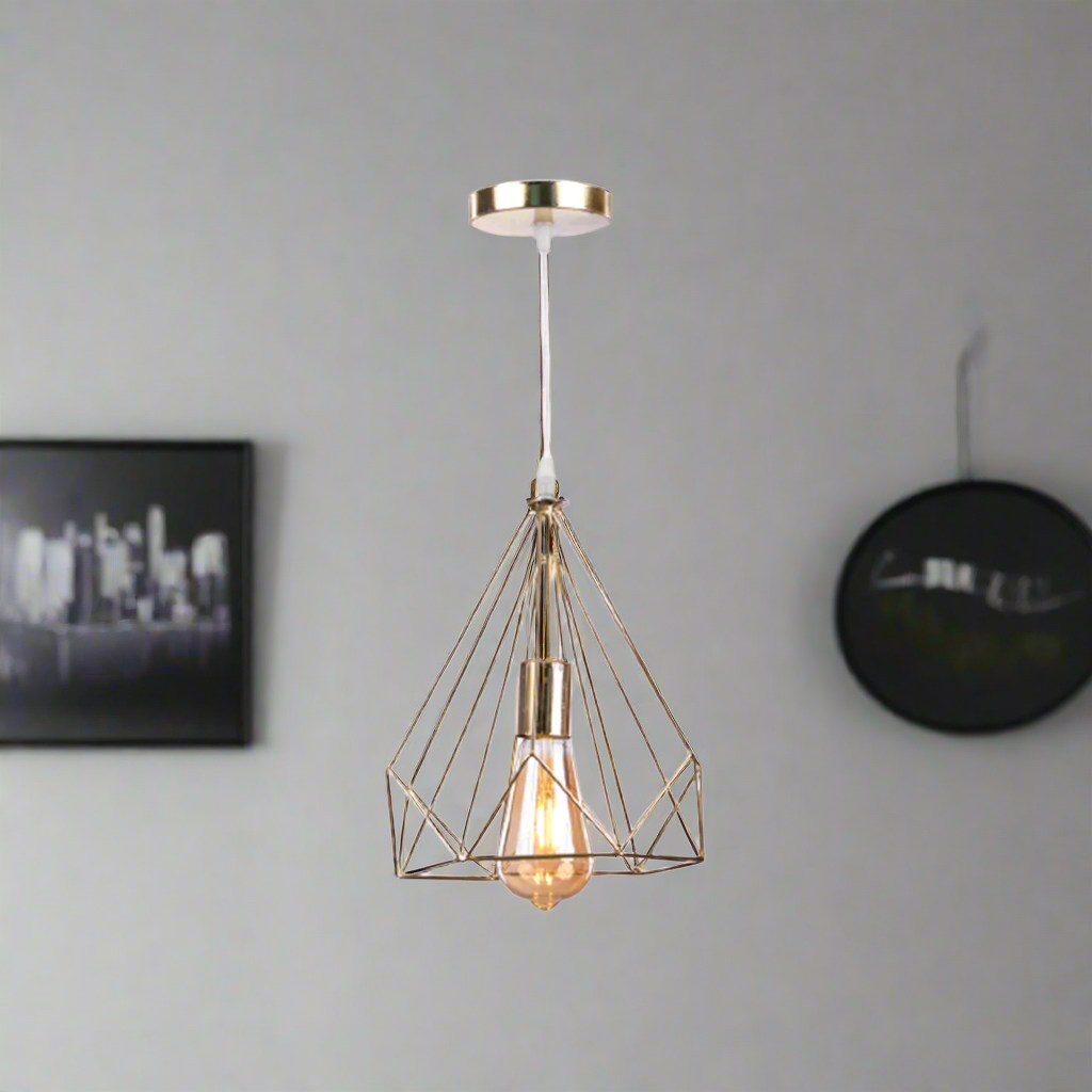 Aluminum chandelier with a modern design that adds a luxurious touch to your home.