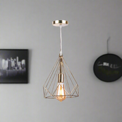 Aluminum chandelier with a modern design that adds a luxurious touch to your home.