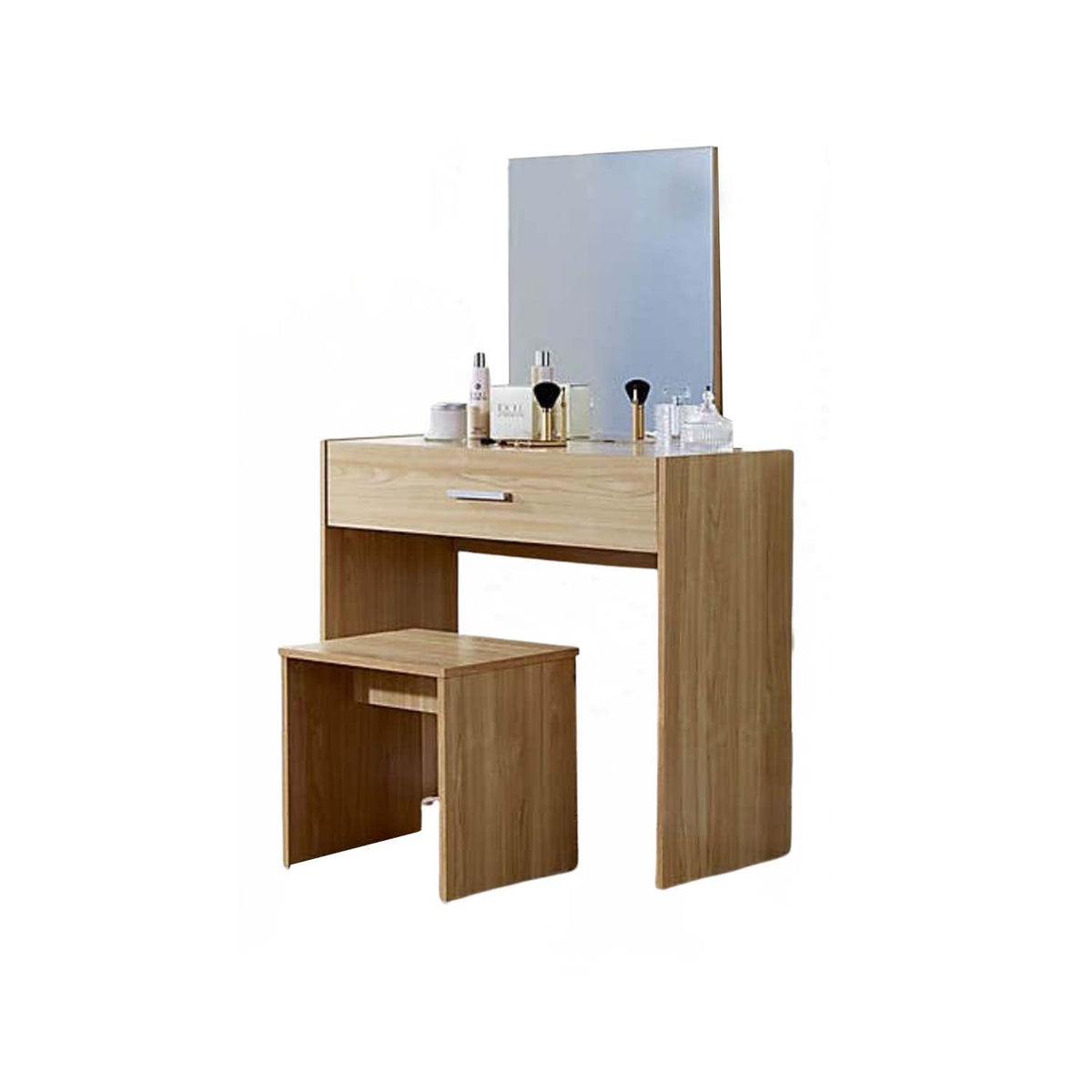 High quality MDF wood dresser with pouf - OSM-030