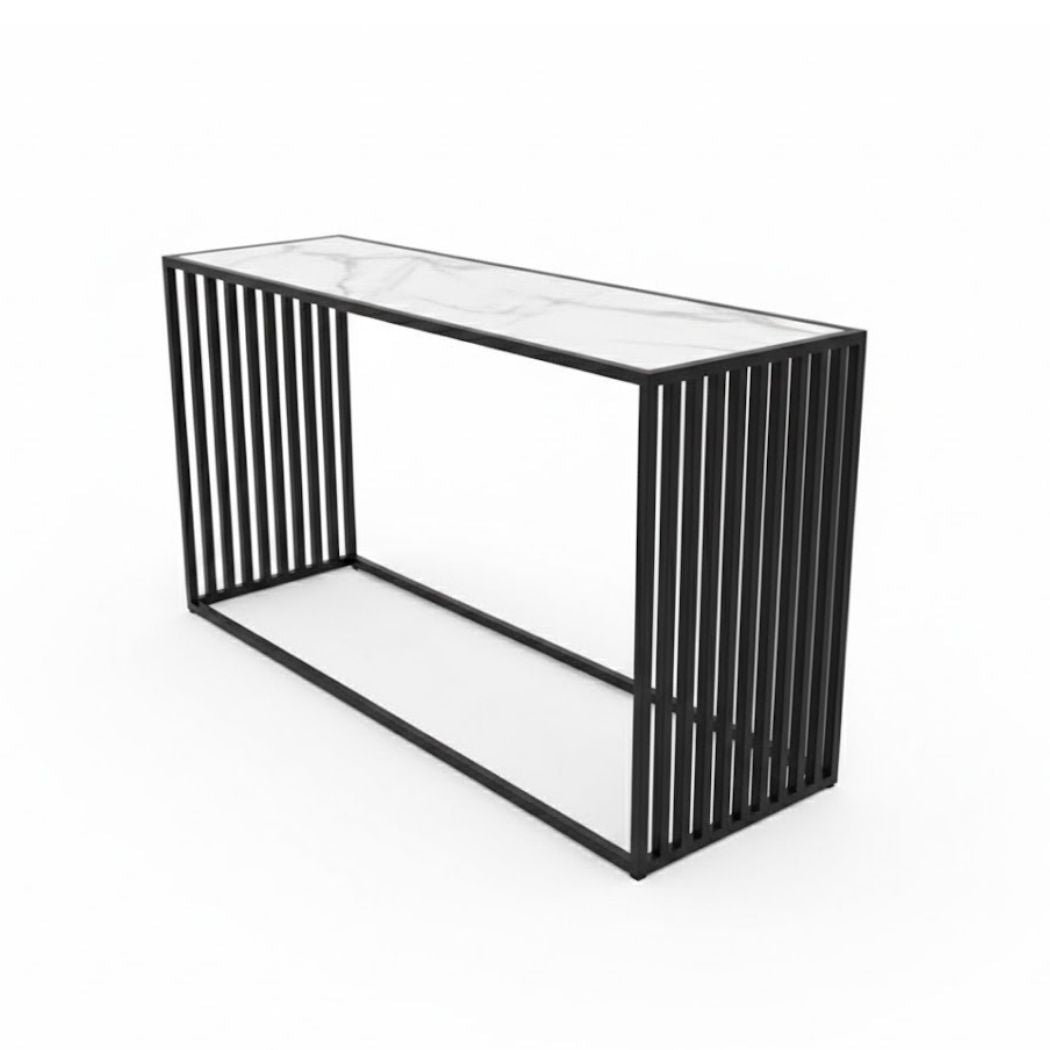 Modern Iron and Marble Entry Console with Elegant Design Adds Luxury to the Home - REL-030