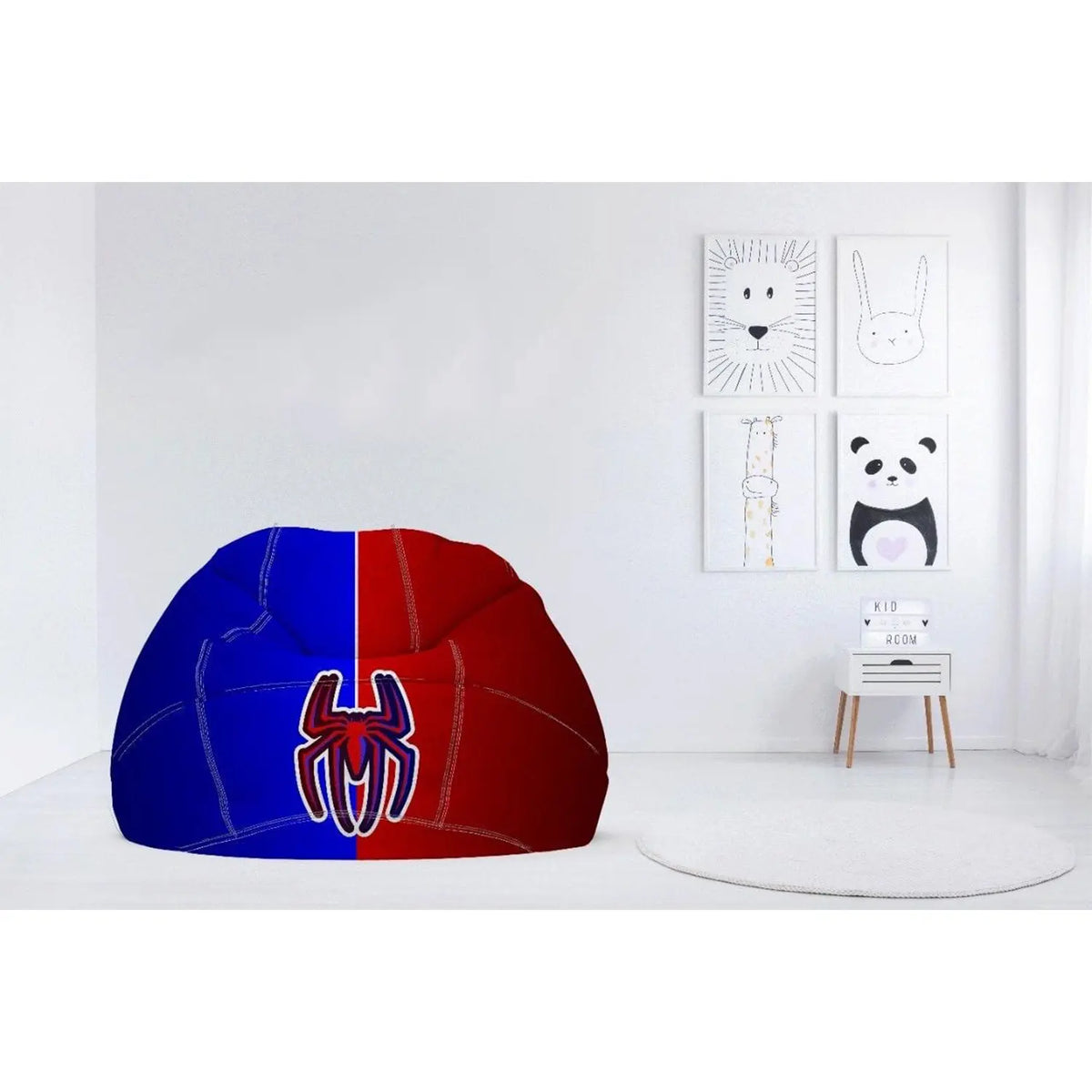 Children's plush bean bag with linen -PRV-057