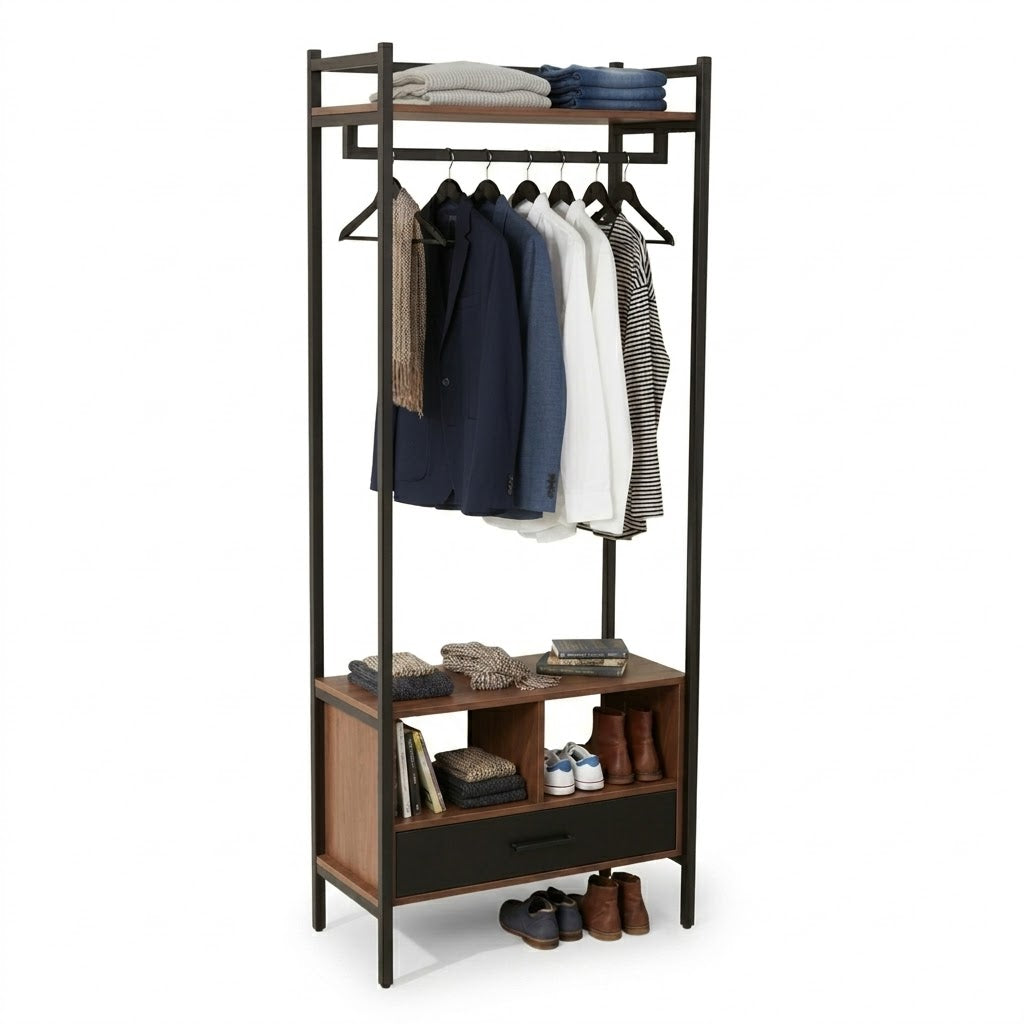 Large MDF wood dresser with practical design for organizing clothes – WAF-225