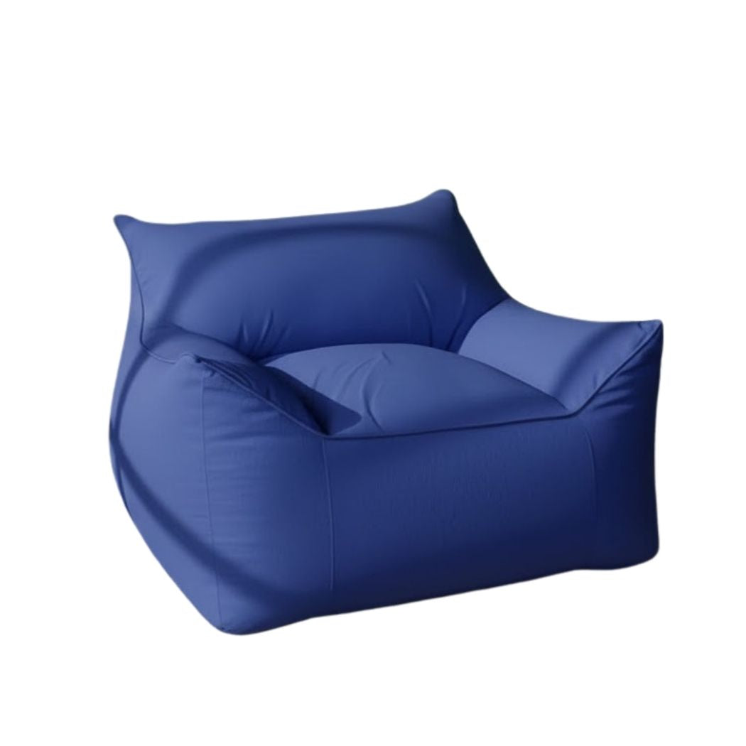 Bean bag chair waterproof comfortable and distinctive in shape in navy blue ELH-063