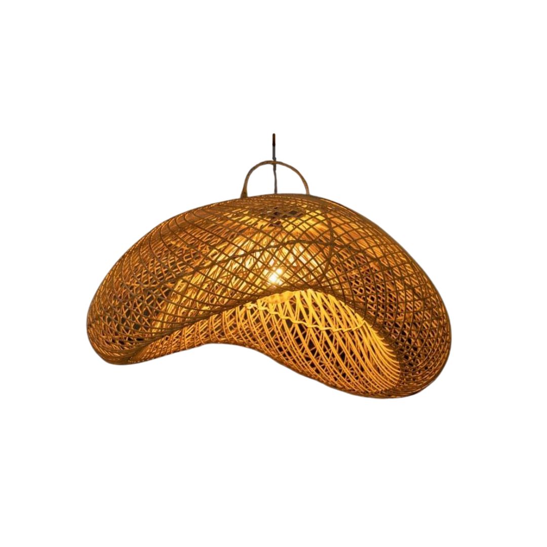 Natural Bamboo Chandelier – Luxury Handmade Design Large Size for a Stunning Look - HOB-044