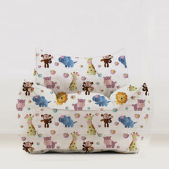 Children's plush bean bag with linen - PRV-184