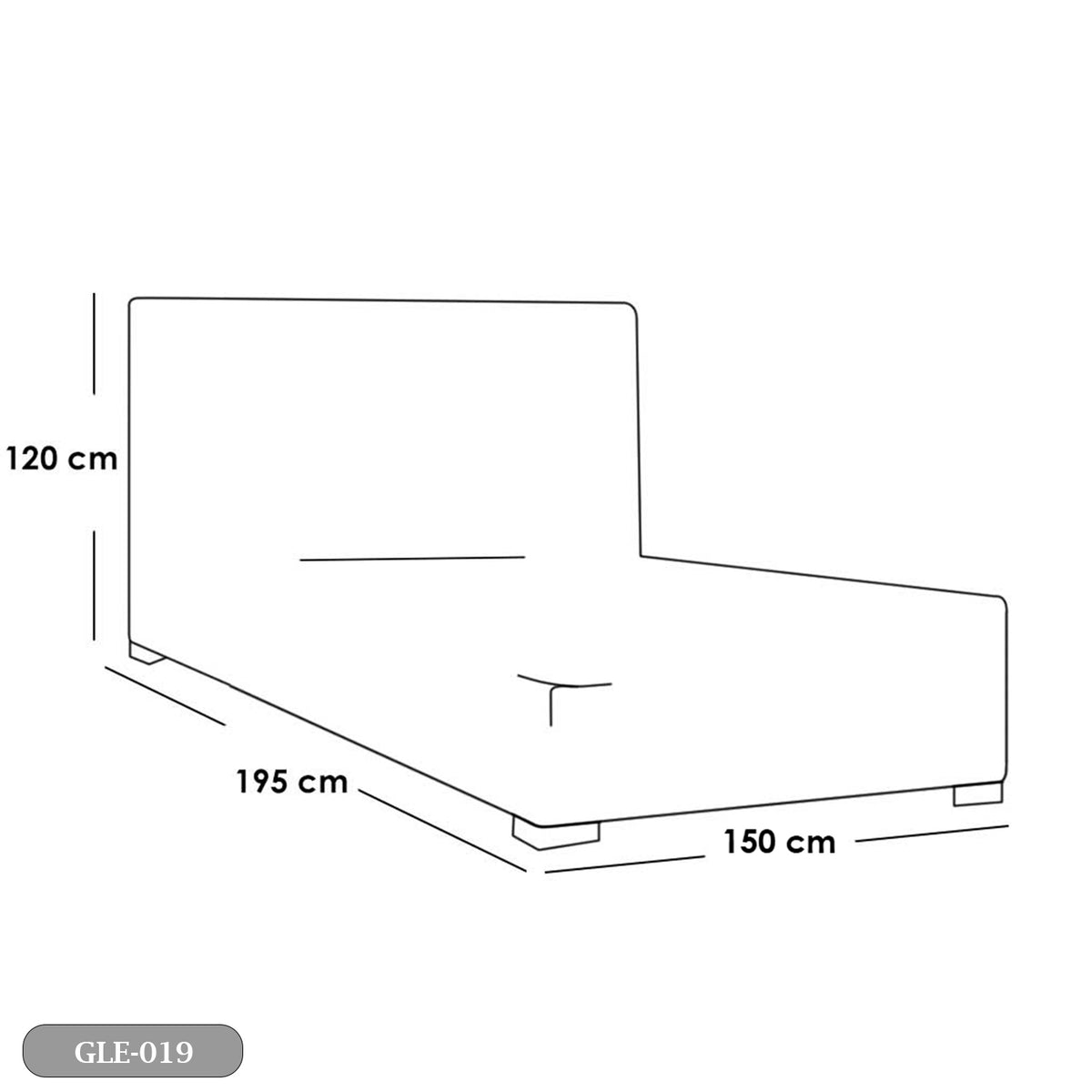 Wooden Counter Bed - GLE-019