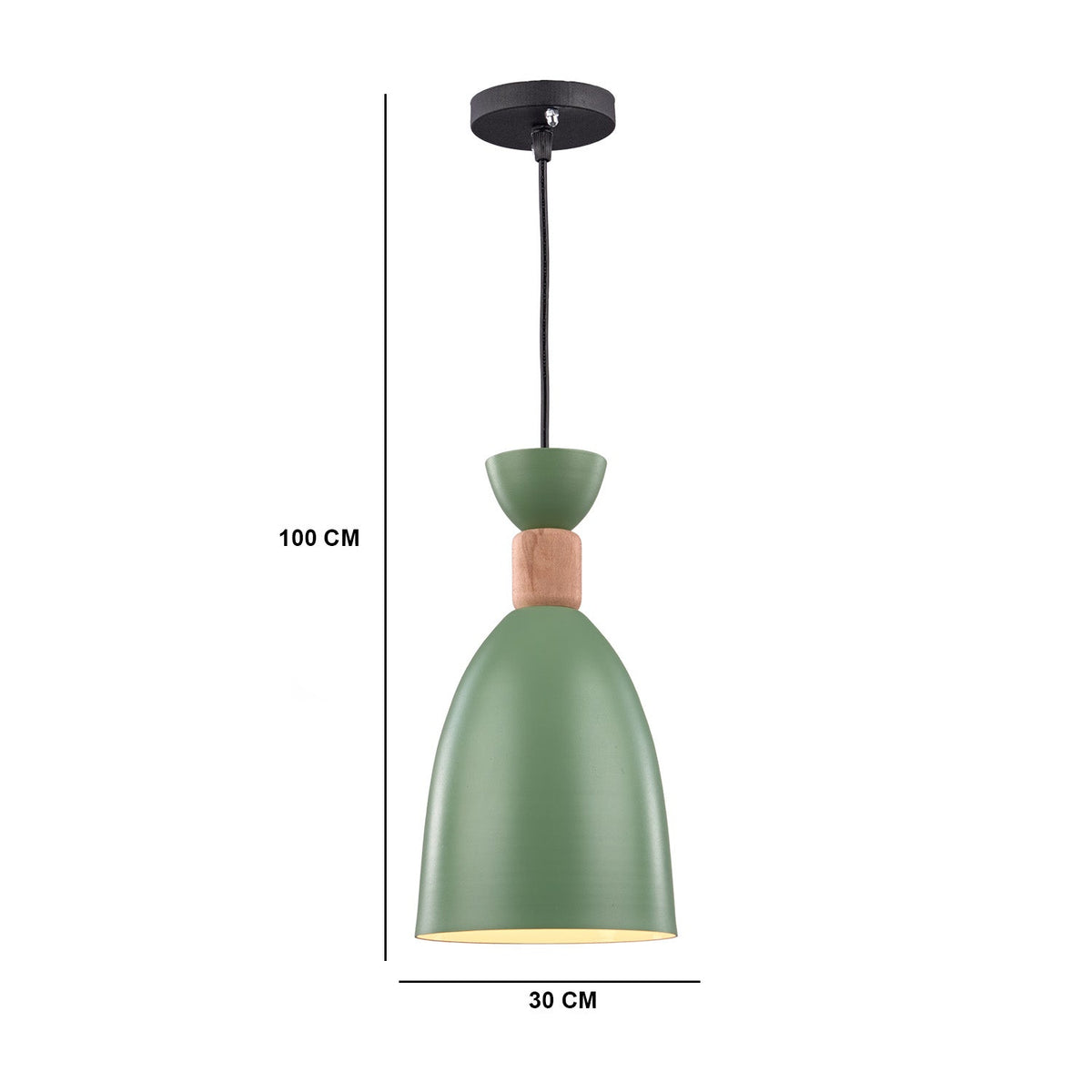 Aluminum chandelier with a modern, elegant design